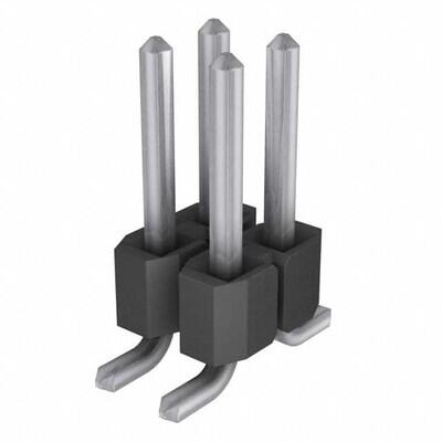 Connector Header Surface Mount 4 position 0.100