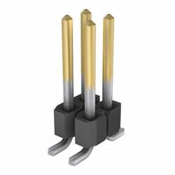 Connector Header Surface Mount 4 position 0.100