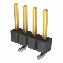 Connector Header Surface Mount 4 position 0.100