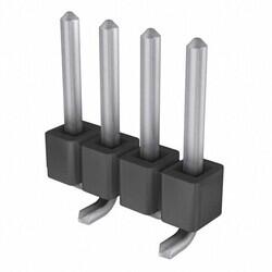 Connector Header Surface Mount 4 position 0.100