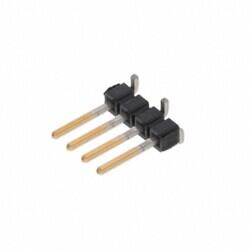 Connector Header Surface Mount 4 position 0.100