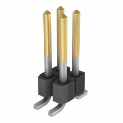 Connector Header Surface Mount 4 position 0.100