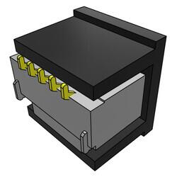 Connector Header Surface Mount 5 position 0.039