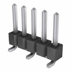 Connector Header Surface Mount 5 position 0.100