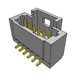 Connector Header Surface Mount 6 position 0.039