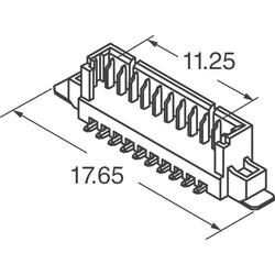 Connector Header Surface Mount 6 position 0.049