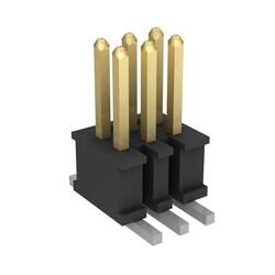 Connector Header Surface Mount 6 position 0.050