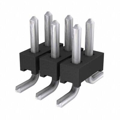 Connector Header Surface Mount 6 position 0.079