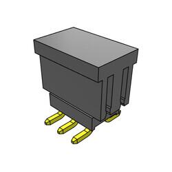 Connector Header Surface Mount 6 position 0.079