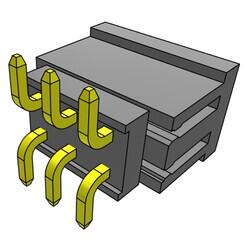 Connector Header Surface Mount 6 position 0.079