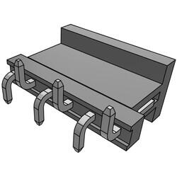 Connector Header Surface Mount 6 position 0.079