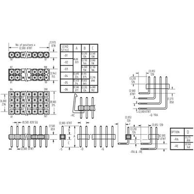 Connector Header Surface Mount 6 position 0.079