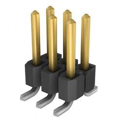 Connector Header Surface Mount 6 position 0.100