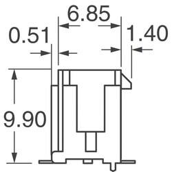 Connector Header Surface Mount 6 position 0.118