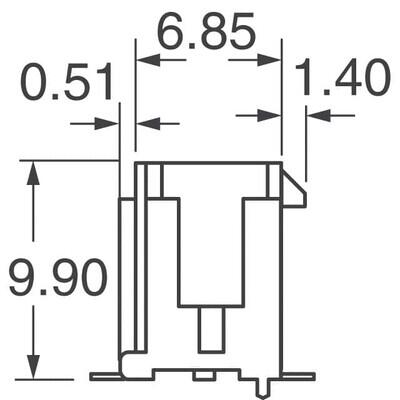 Connector Header Surface Mount 6 position 0.118