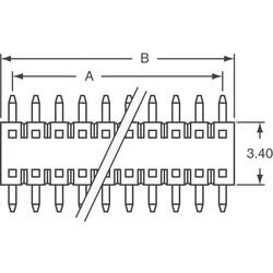 Connector Header Surface Mount 6 position 0.050
