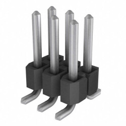 Connector Header Surface Mount 6 position 0.100