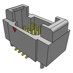 Connector Header Surface Mount 8 position 0.039