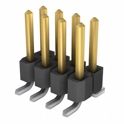 Connector Header Surface Mount 8 position 0.100