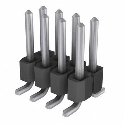 Connector Header Surface Mount 8 position 0.100