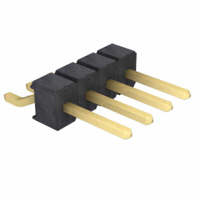 Connector Header Surface Mount, Right Angle 4 position 0.100