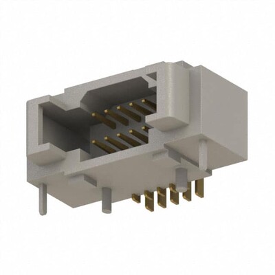 Connector Header Surface Mount, Right Angle 10 position 0.039