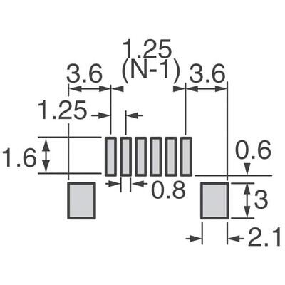 Connector Header Surface Mount, Right Angle 10 position 0.049