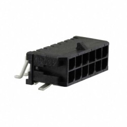 Connector Header Surface Mount, Right Angle 12 position 0.118