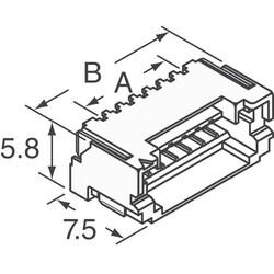 Connector Header Surface Mount, Right Angle 13 position 0.059