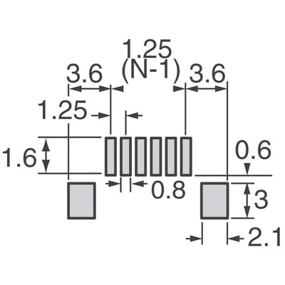 Connector Header Surface Mount, Right Angle 15 position 0.049