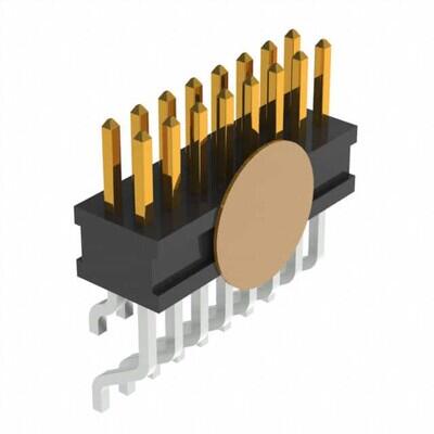 Connector Header Surface Mount, Right Angle 16 position 0.050