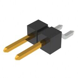 Connector Header Surface Mount, Right Angle 2 position 0.100