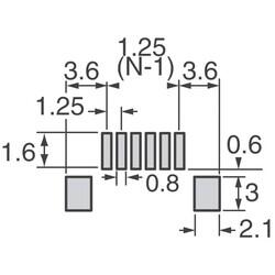 Connector Header Surface Mount, Right Angle 2 position 0.049
