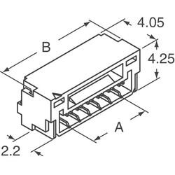 Connector Header Surface Mount, Right Angle 2 position 0.049