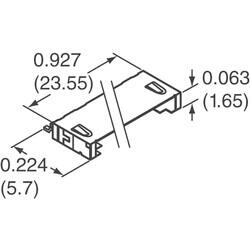 Connector Header Surface Mount, Right Angle 20 position 0.039