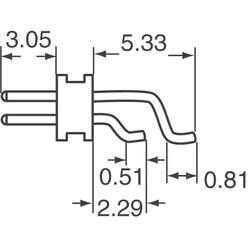 Connector Header Surface Mount, Right Angle 22 position 0.050
