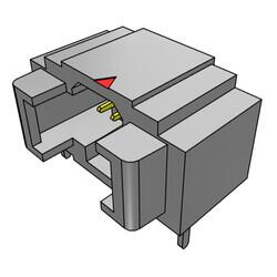Connector Header Surface Mount, Right Angle 4 position 0.039