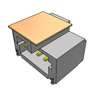 Connector Header Surface Mount, Right Angle 4 position 0.039