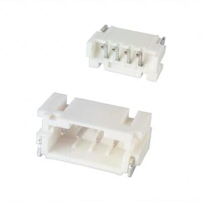 Connector Header Surface Mount, Right Angle 4 position 0.079