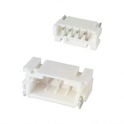 Connector Header Surface Mount, Right Angle 4 position 0.079