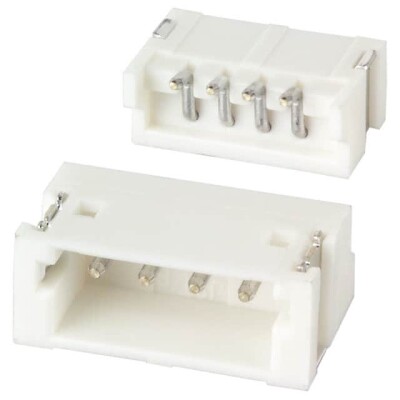 Connector Header Surface Mount, Right Angle 4 position 0.059