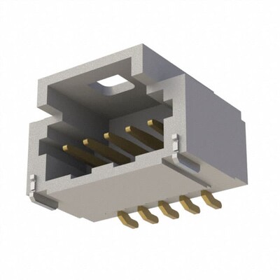 Connector Header Surface Mount, Right Angle 5 position 0.039