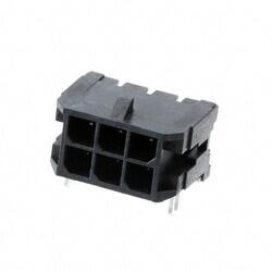 Connector Header Surface Mount, Right Angle 6 position 0.118