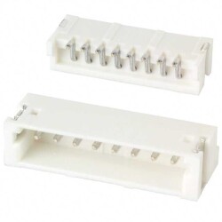 Connector Header Surface Mount, Right Angle 8 position 0.059