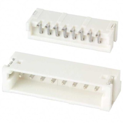 Connector Header Surface Mount, Right Angle 8 position 0.059