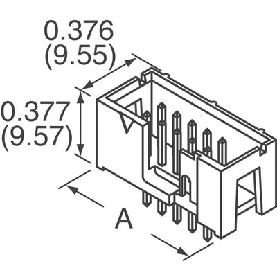 Connector Header Through Hole 10 position 0.100