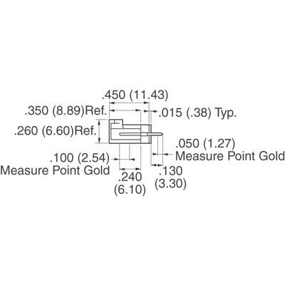 Connector Header Through Hole 2 position 0.100