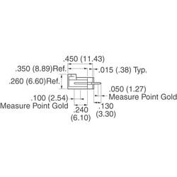 Connector Header Through Hole 2 position 0.100