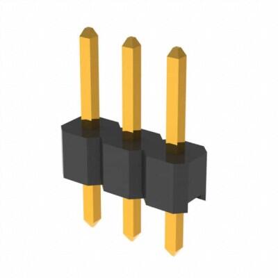Connector Header Through Hole 3 position 0.100