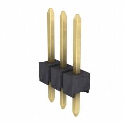 Connector Header Through Hole 3 position 0.100